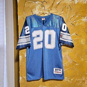 Youth Size XL Vintage Wilson 1990s Barry Sanders Detroit Lions NFL Jersey #20